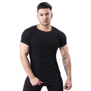 Fashion Men Cotton T Shirts Outdoor Training Customized Material