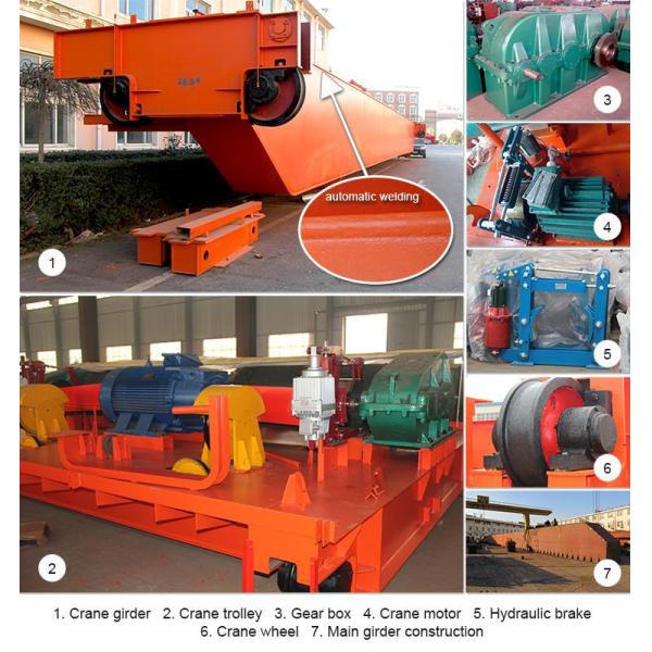 Yuantai Electric Double Girder bridge Crane 10 ton overhead crane engine crane on sale