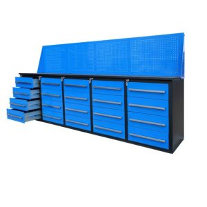 Garage Organization Made Simple Heavy Duty Workbench and Tool Cabinets with