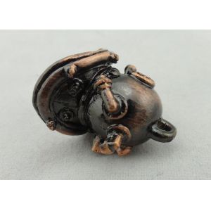 Pewter Stamped, Die Spinning, Injection Scuba Diving Promotional Keychain,