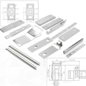 Custom Metal Stamping Parts 0.5-25mm Thickness Zinc Plated