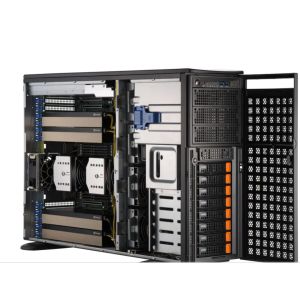 China Hybrid Dual SuperServer Tower 4U GPU Server 8x 3.5 SYS-741GE-TNRT 10 Gigabit Ethernet 2000W 1+1 Redundant on sale China Hybrid Dual SuperServer Tower 4U GPU Server 8x 3.5 SYS-741GE-TNRT 10 Gigabit Ethernet 2000W 1+1 Redundant on sale