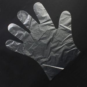 China Eco Friendly Disposable Transparent Plastic PE Gloves Anti Fouling on sale
