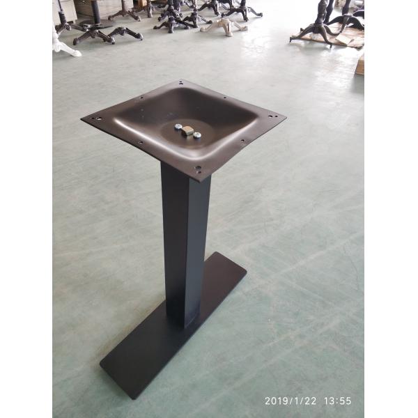 Buy Steel Long Table Legs Outside Furniture Sandy Texture Finish Commercial Table Bases at wholesale prices