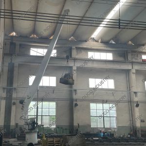 Pedestal Marine Crane Hydraulic Power Fixed Boom 15m / Min