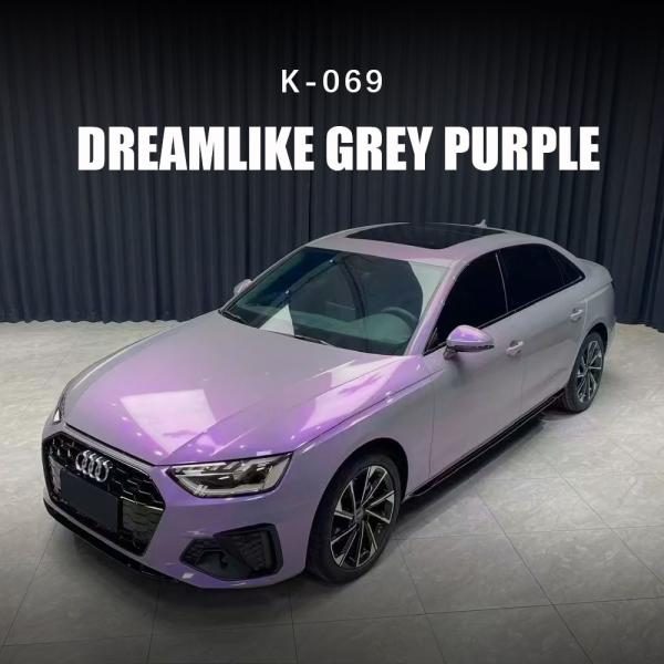 Buy Dreamlike Grey Purple TPU Color Car Paint Protection Wrap 7.5mil K-069 at wholesale prices