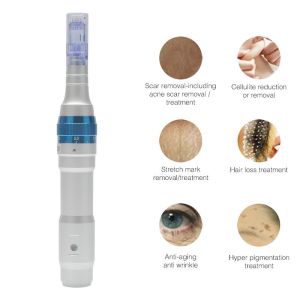 Microneedling Pen dr pen dermapen ultima a6 derma pen microneedle Silver with