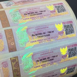 Holographic Waterproof Security Stickers Durable Permanent Adhesive Customized