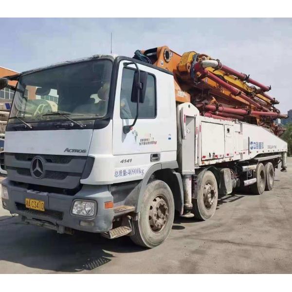 Buy Ready-Mix Concrete Company Zoomlion 52meter Pump White and Refurbished Equipment at wholesale prices
