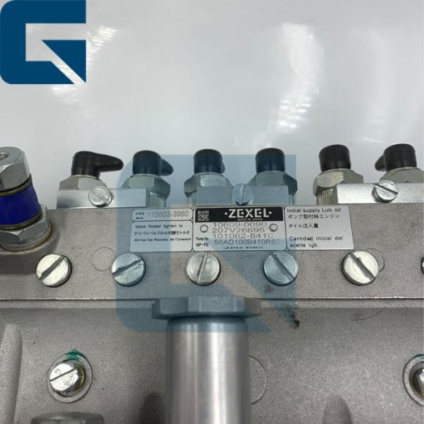 115603-3950 1156033950 101062-8410 1010629410 Excavator ZX200-5 Engine 6BG1 Fuel Injection Pump