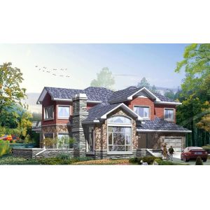 Prefab Light Steel Villa House Steel Structure Residential Environmental
