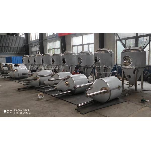 Micro 7 Bbl Brewing System HLT Fire Direct Heating Sus 304 Beer Fermenter