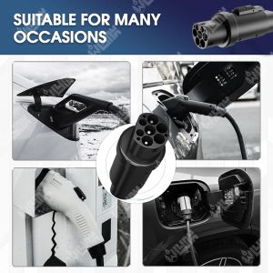 Olink Electric Car Charger 1/3Phase Type 2 to GBT Adapter Plug Convenient EV