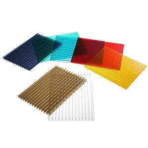 Hollow PC Polycarbonate Plastic Hollow Cross Section Roof Roofing Sheet