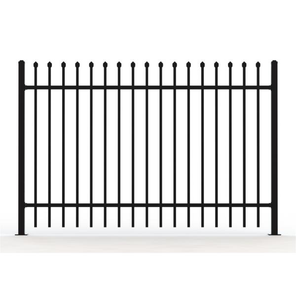 1500mm High X 2400mm Wide 2 Horizontal Rails 40X40X2.0 16 upright picket 25X25X1