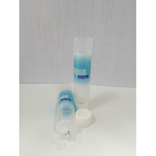 Buy Round Transparent Laminated Pharmaceutical / Toothpaste Tube With Screw Cap at wholesale prices