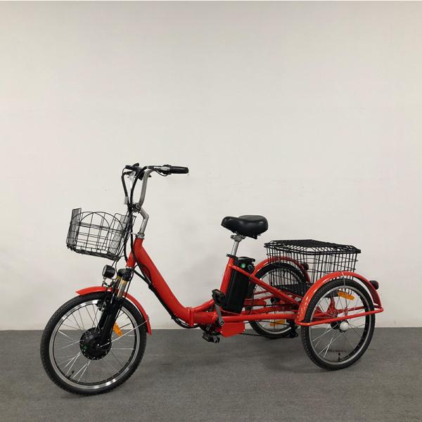 Disc Brake 26*4.0 KENDA Tire Electric Tricycle With LCD Display And Foldable