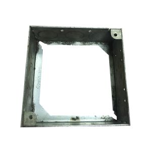 Thickness 1.60mm Square Box Extension Ring With Knockouts Fixing Screw