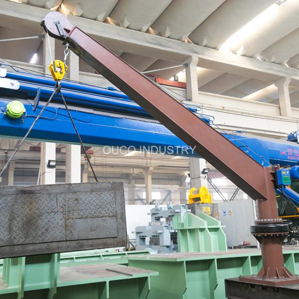 1.5t 2.7m Small Stiff Boom Davit Crane For Boat