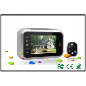 Quality video motion detection for smart home automation , 3.2 inch LCD Touch Screen digital peephole door viewer for sale