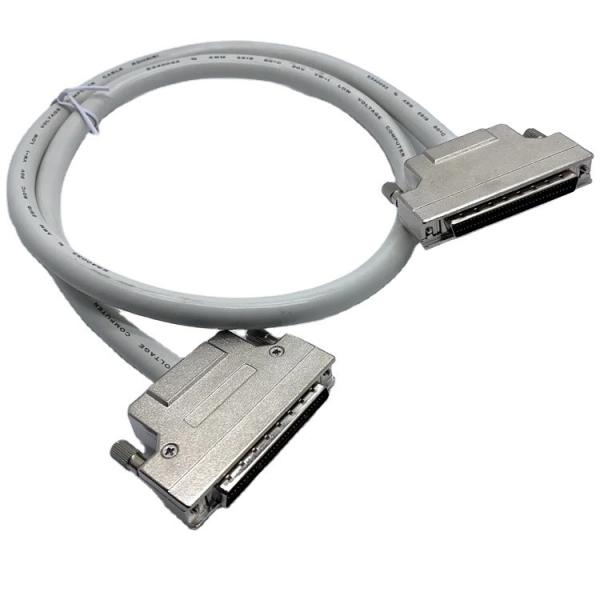 Buy Custom Grey SCSI Connector Cable 68 Pin 100 Pin Male Cable Ul20276 28awg Cable at wholesale prices