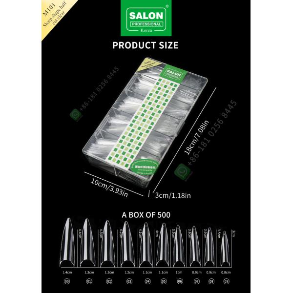 Buy Plastic Fake Half Tips Nails For Professional Beauty Salon at wholesale prices