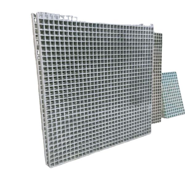 Buy Resin Antiseptic Moulded Fibreglass Grating Grp Pulp Paper Mesh Molded at wholesale prices