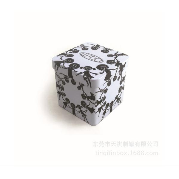 Food Grade Packaging Rectangular Tin Box With Customized Printed For Tea