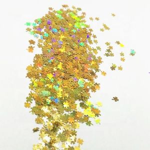 Other Holiday Supplies Spring Glitter Clover Shaped Earrings Polyester Silk