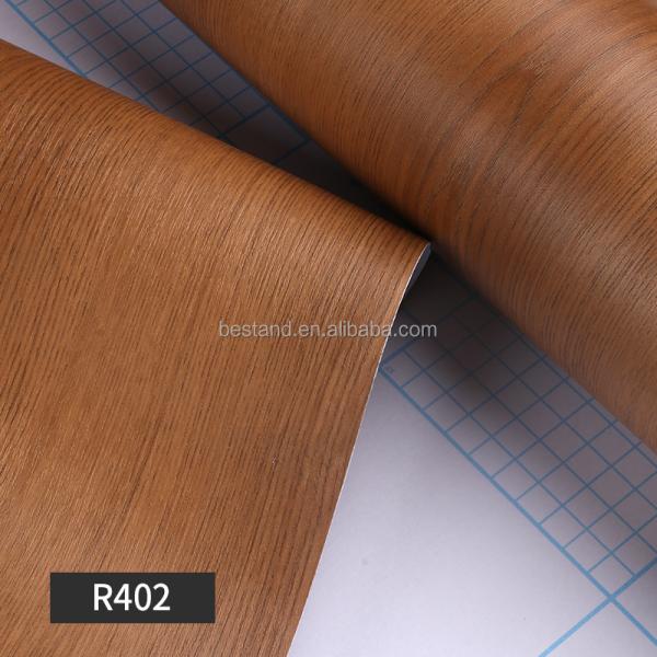 PVC Retro Wood Grain Self-Adhesive Wallpaper Peel And Stick Waterproof Stickers Removable Anti-Scratch For Kitchen