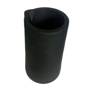 Heat Conductivity Round Melting Copper Crucible Bowl 150Kg Capacity