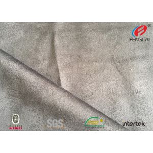 100% Polyester Brushed Faux Micro Suede Polyester Fabric Leather Upholstery