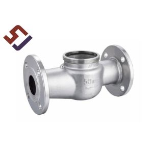 Stainless Steel Valve Body Casting Part Single Jet Water Meter Housing