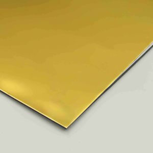 China B1 Fireproof Exterior Acp Mirror Sheet ACP Panel Wall 2440mmAluminum Composite Facade on sale