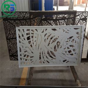 Artistic Aluminum laser cutting Aluminum Perforated Panels CNC Carved Exterior