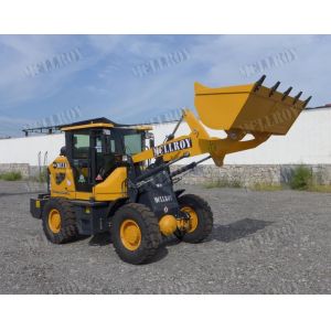 28km/h Front Wheel Loader Equipment Articulated And Hydraulic Unloading