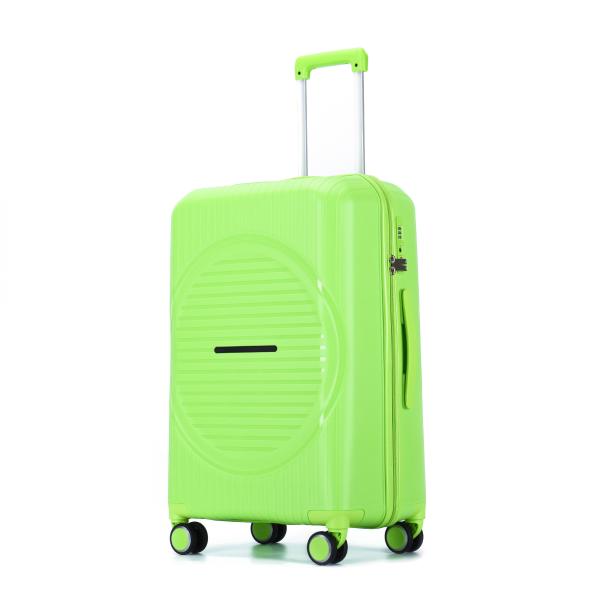 Buy TSA Lock Green ODM Medium Hard Shell Suitcase at wholesale prices