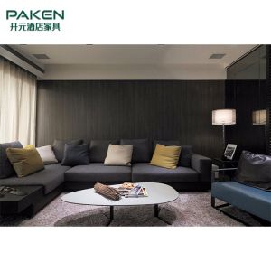 Solid Wood Plywood Modern Hotel Villa Room Furniture