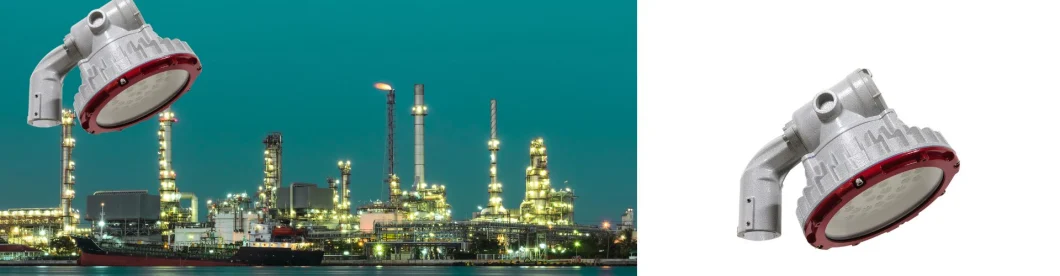 Ex LED Explosion Proof Light Atex Certified 60W Zone 1 Zone 2 LNG Gas Station Oil Industry Light Ocean Platform Light