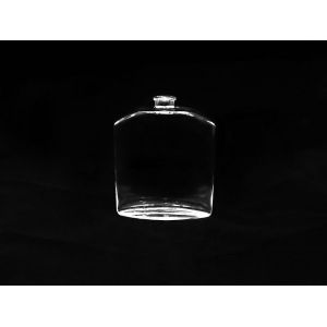 Customized 100ml Hot Stamping Clear Perfume Glass Bottles and Jars