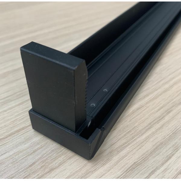 Buy Black Anodizing Aluminum Solar Frame Extrusions With CNC Machining at wholesale prices