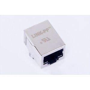 Quality USB Low Profile Magnetic RJ45 Jack , Tab Down RJ45 PCB Connector L811-1X1T-03-F for sale