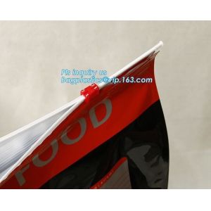 1.5kg 2.5kg 5kg flat bottom aluminum foil slider zipper pet dog food bag,