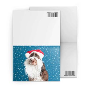 New Year Greeting Custom Lenticular Cards PET / PP CYMK Lenticular Image