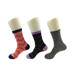 Eco - Friendly Black Diabetic Friendly Socks With Anti - Bacterial Materials