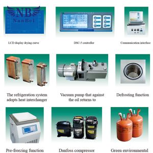 Refrigerated Lab Freeze Dryer Research Lab Equipment 750 W Power