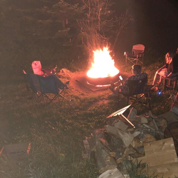 Steel Fire Pit Garden Round Fire Bowl Wood Burning Corten Steel Outdoor Black Colour Fire Pit