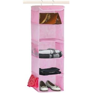 SIMPLE HOUSEWARE 5 SHELVES HANGING CLOSET ORGANIZER, GRAY