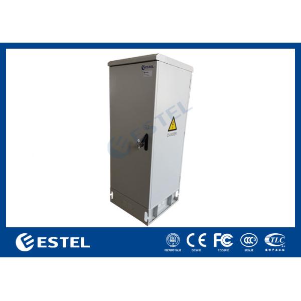 Buy IP65 Outdoor Telecom Cabinet Aluminum Plate With Dual Doors Natural Ventilation at wholesale prices