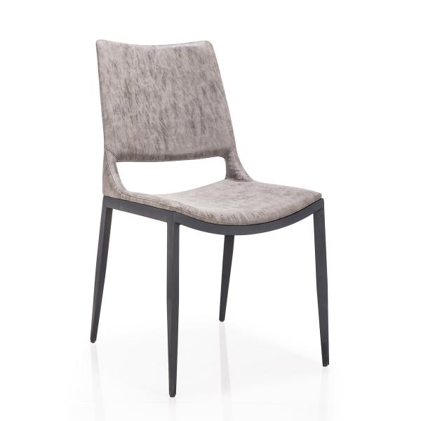 Buy PU 62x49x92cm Modern Home Dining Chair With Metal Legs at wholesale prices